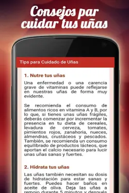 Diseños de uñas android App screenshot 1